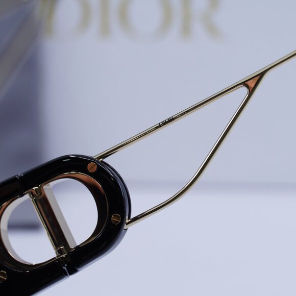 Dior 30MONTAIGNE SU 12A1 Square Sunglasses - Black/Grey Gradient